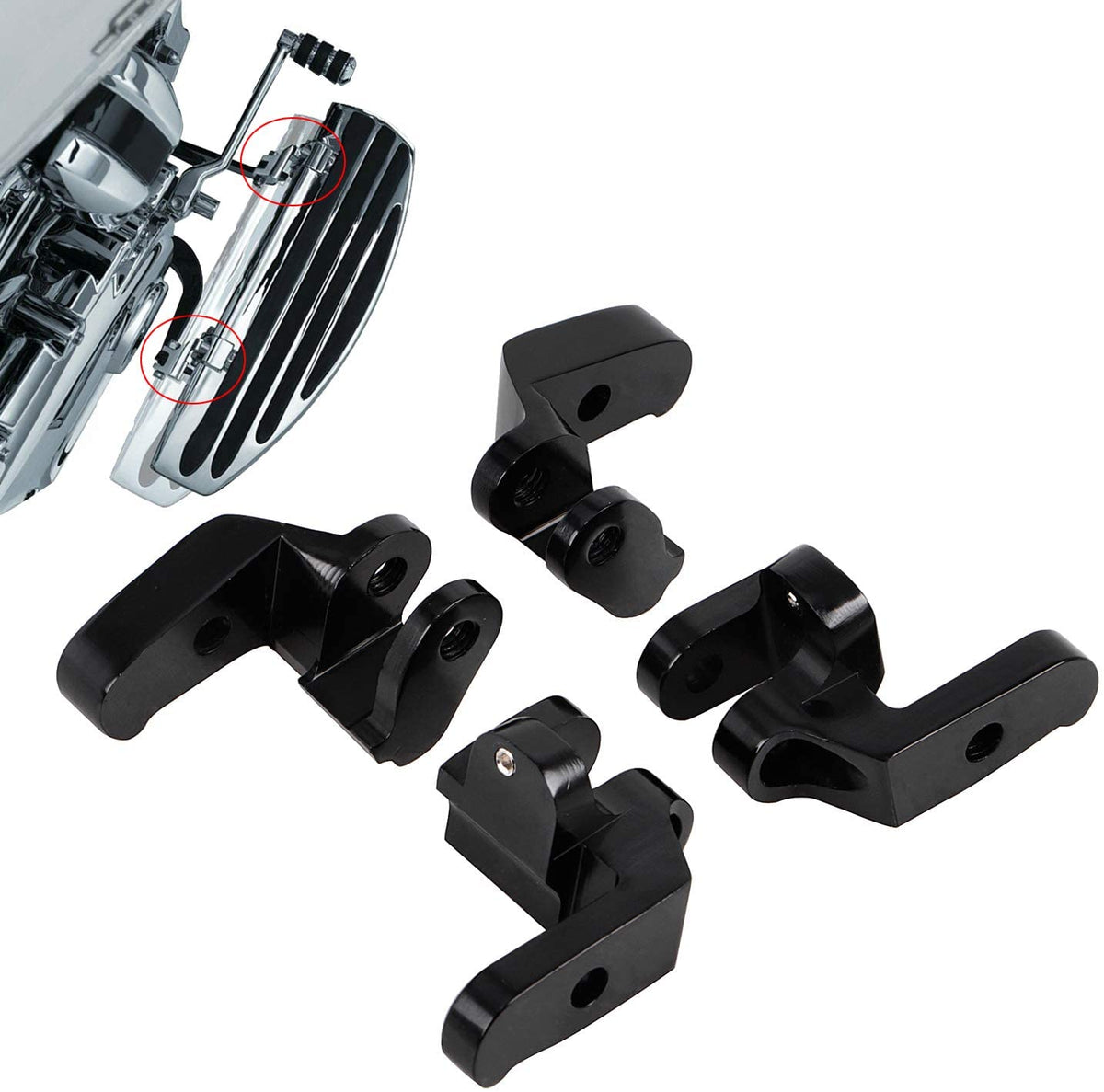 Harley Davidson Driver Floorboard Relocation Kit COMFORT ZONE RIDE