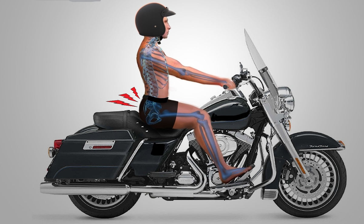 MOTORCYCLE RIDER BACK SUPPORT – COMFORT ZONE RIDE