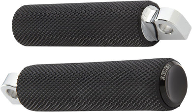 Black Solid Knurled Foot peg