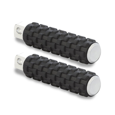 'Black Trax' Chrome Foot pegs